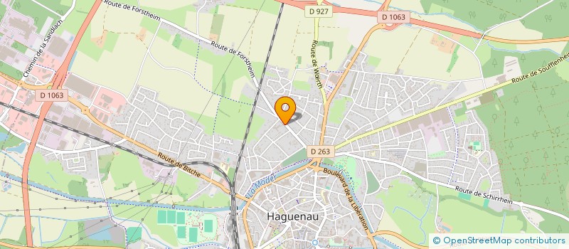 localisation de l'entreprise SCI VIRCEL  HAGUENAU