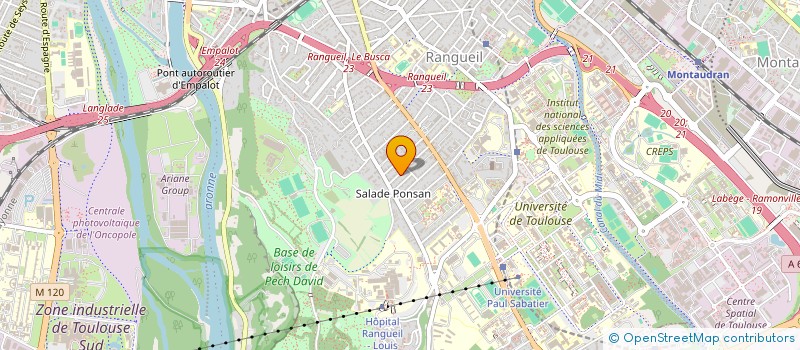 localisation de l'entreprise SCI VIRDAV à TOULOUSE
