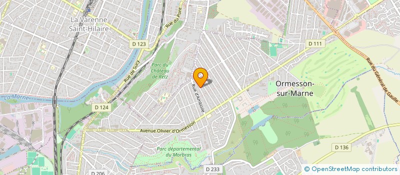 localisation de l'entreprise SCI VIRE  ORMESSON-SUR-MARNE