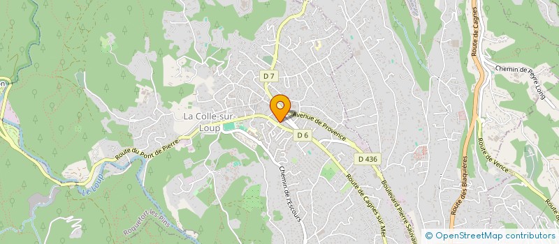 localisation de l'entreprise SCI VIRE VENT  LA COLLE-SUR-LOUP