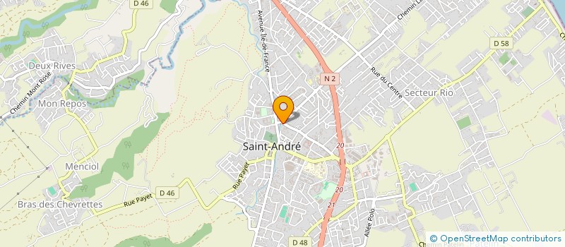 localisation de l'entreprise SCI VIREAU à SAINT-ANDRE