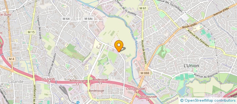 localisation de l'entreprise SCI VIREBENT à TOULOUSE