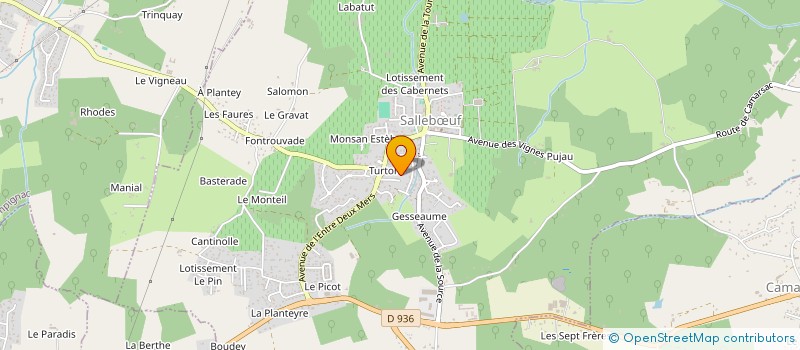 localisation de l'entreprise SCI VIRECOURT 33  SALLEBUF