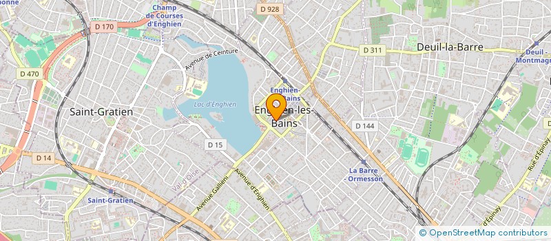 localisation de l'entreprise SCI VIREY à ENGHIEN-LES-BAINS