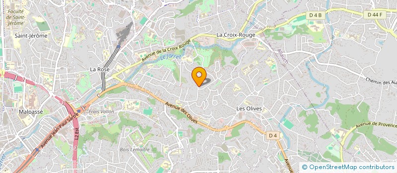 localisation de l'entreprise SCI VIRFRED à MARSEILLE