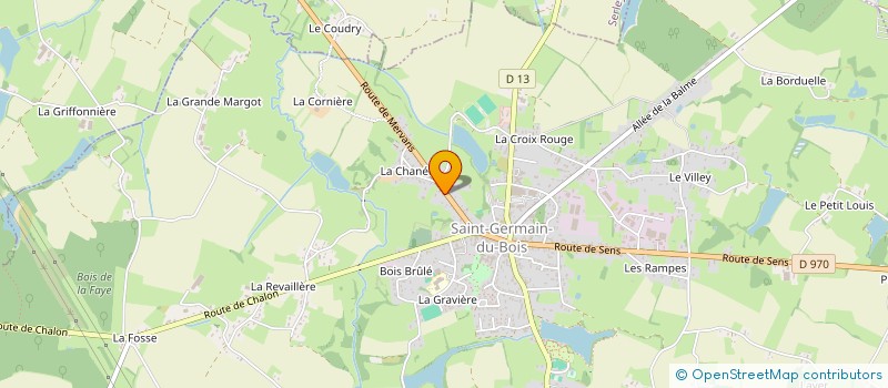 localisation de l'entreprise SCI VIRGHIS à SAINT-GERMAIN-DU-BOIS
