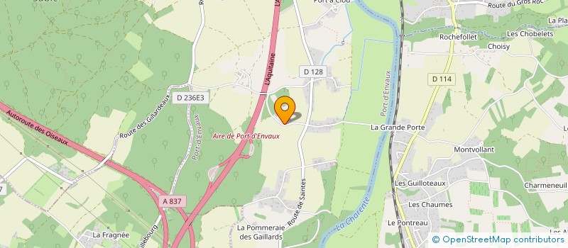 localisation de l'entreprise SCI VIRGILE  PORT-D'ENVAUX