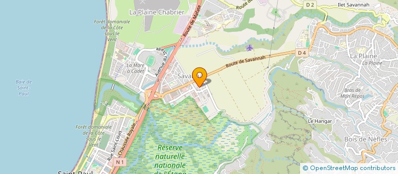 localisation de l'entreprise SCI VIRGILE ET AUDREY à SAINT-PAUL