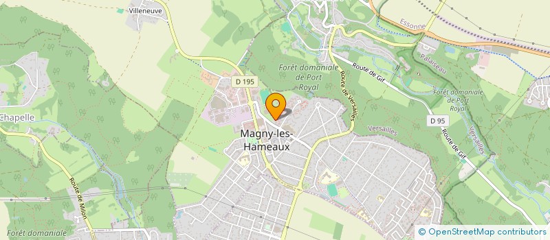 localisation de l'entreprise SCI VIRGILE HOCHE à MAGNY-LES-HAMEAUX