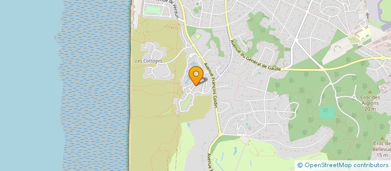 localisation de l'entreprise SCI VIRGINIE à LE TOUQUET-PARIS-PLAGE