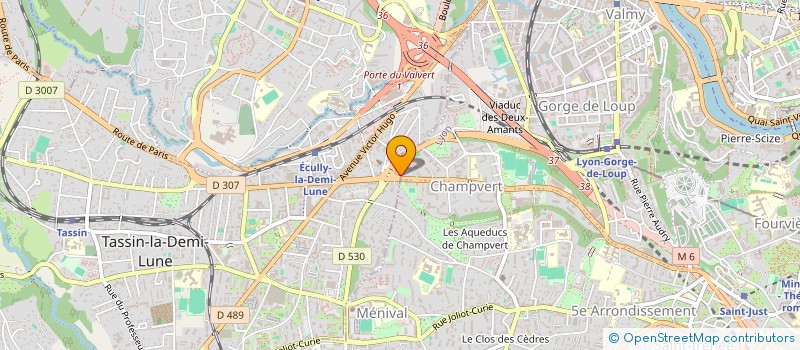 localisation de l'entreprise SCI VIRGINIE  TASSIN-LA-DEMI-LUNE