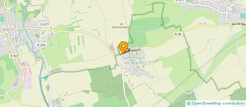 localisation de l'entreprise SCI VIRGINIE  DIEFFENBACH-LES-WRTH