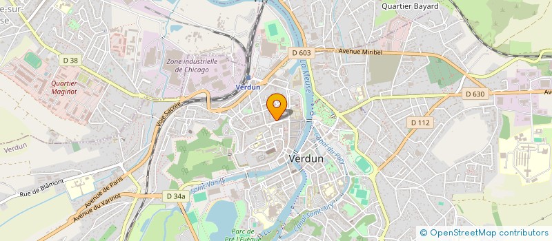 localisation de l'entreprise SCI VIRGINIE à VERDUN