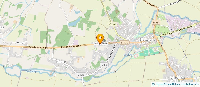 localisation de l'entreprise SCI VIRGINIE  NANCE