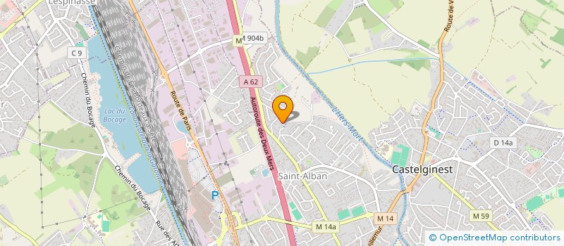 localisation de l'entreprise SCI VIRGINIE ET EMILIE  SAINT-ALBAN