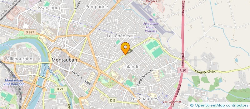 localisation de l'entreprise SCI VIRGINIE ET JULIA  MONTAUBAN