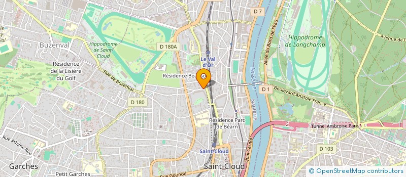 localisation de l'entreprise SCI VIRGLION à SAINT-CLOUD