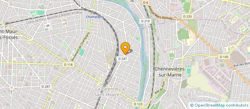 localisation de l'entreprise SCI VIRGULE à SAINT-MAUR-DES-FOSSES