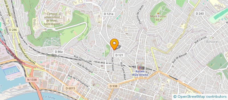 localisation de l'entreprise SCI VIRIC à ROUEN