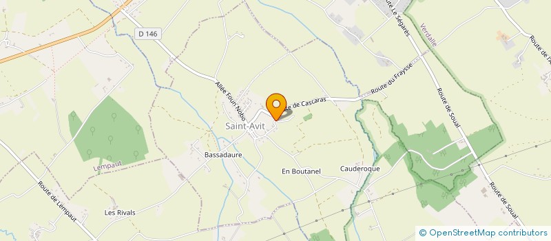 localisation de l'entreprise SCI VIRICEL à SAINT-AVIT