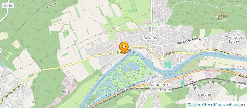 localisation de l'entreprise SCI VIRIE  BAVANS