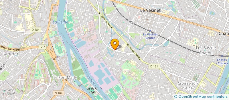 localisation de l'entreprise SCI VIRIEU 24  LE VESINET