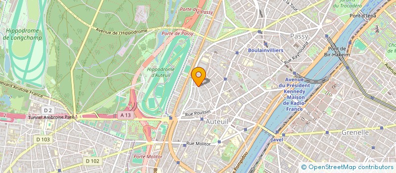 localisation de l'entreprise SCI VIRINVEST  PARIS