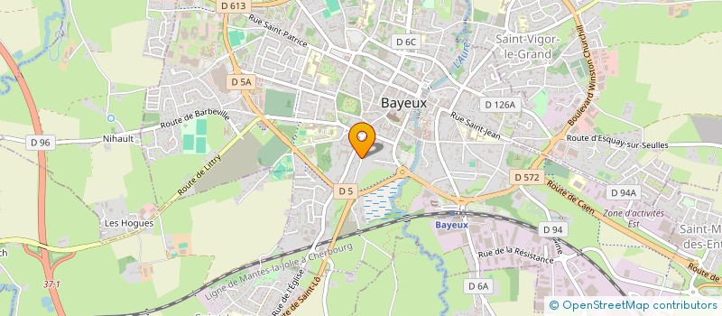 localisation de l'entreprise SCI VIRLIE  BAYEUX