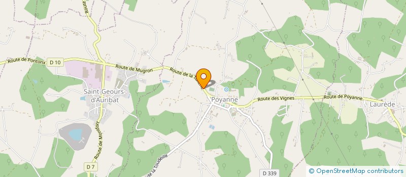 localisation de l'entreprise SCI VIRLOGEUX  POYANNE