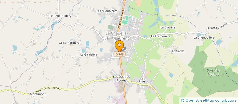 localisation de l'entreprise SCI VIRLYSANN  LA CHAPELLE-SAINT-LAURENT