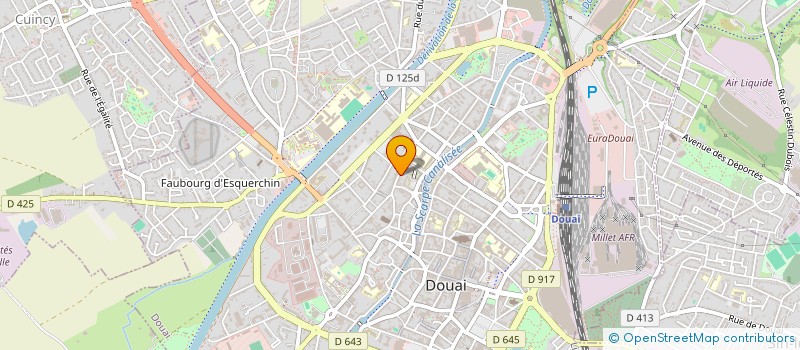 localisation de l'entreprise SCI VIRNOT LEMOINE à DOUAI