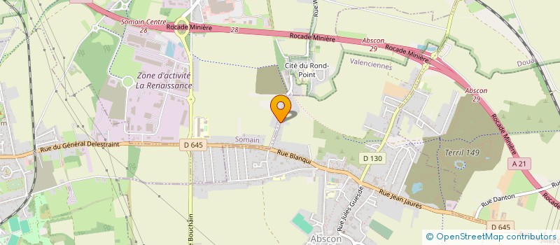 localisation de l'entreprise SCI VIRO  ABSCON