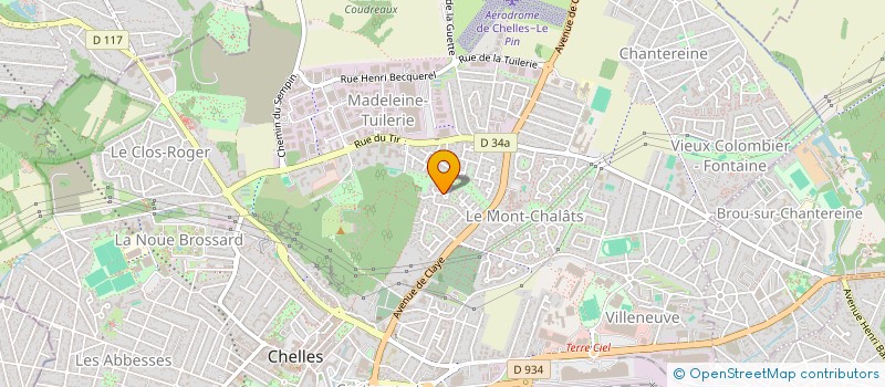 localisation de l'entreprise SCI VIRO SUD  CHELLES