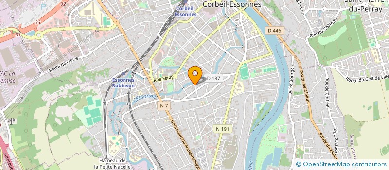 localisation de l'entreprise SCI VIROL à CORBEIL-ESSONNES