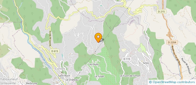 localisation de l'entreprise SCI VIRORELLO  CONTES