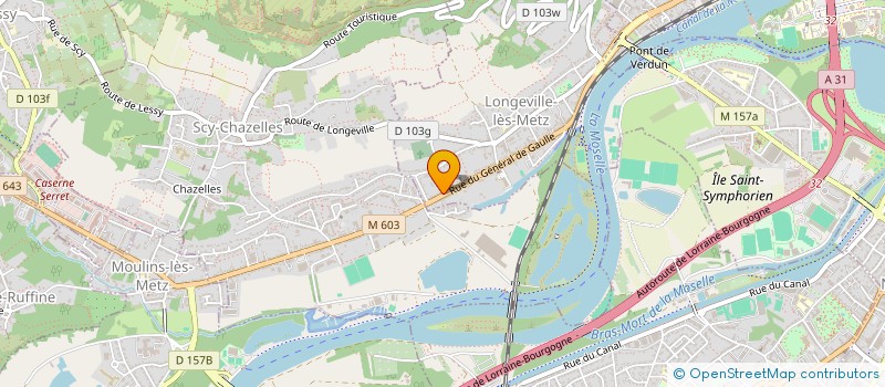 localisation de l'entreprise SCI VIROSE à LONGEVILLE-LES-METZ