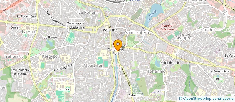 localisation de l'entreprise SCI VIRPHIE à VANNES