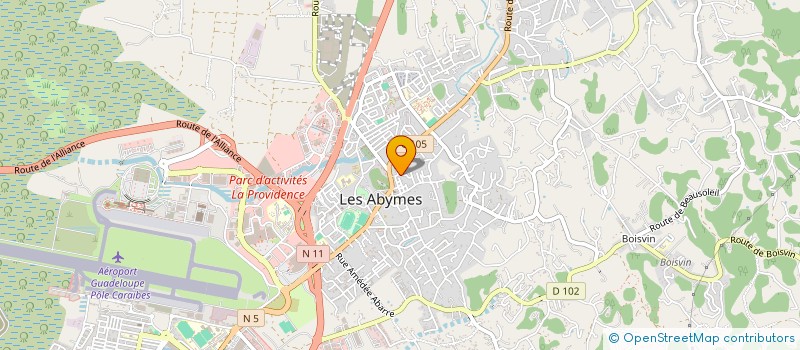 localisation de l'entreprise SCI VIRSHAN à LES ABYMES
