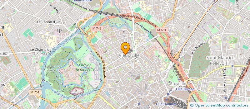 localisation de l'entreprise SCI VIRTUDES  LILLE