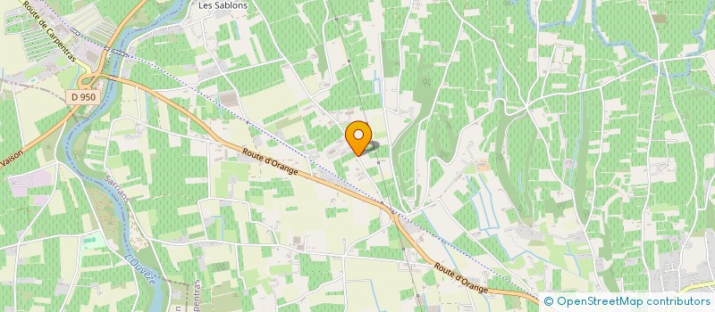 localisation de l'entreprise SCI VIRTUSS  SARRIANS