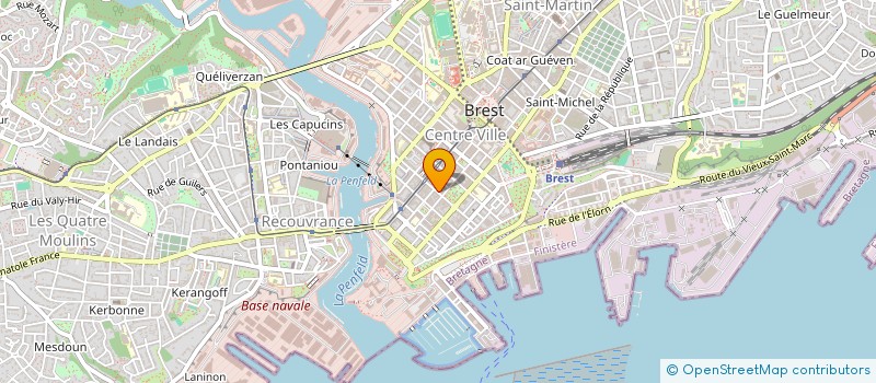 localisation de l'entreprise SCI VIRUS  BREST