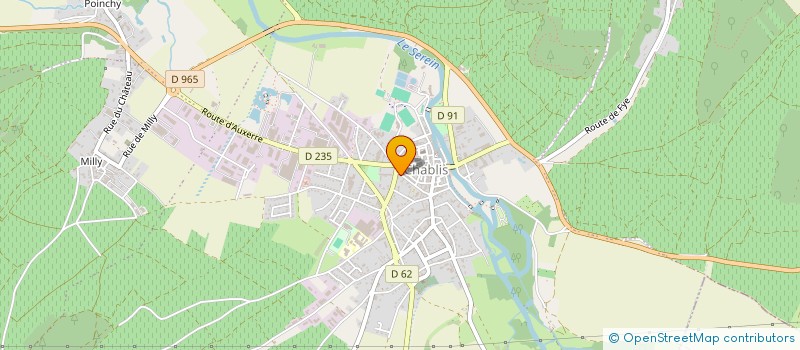 localisation de l'entreprise SCI VIRVANE  CHABLIS