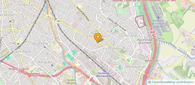 localisation de l'entreprise SCI VIS TOULOUSE à TOULOUSE