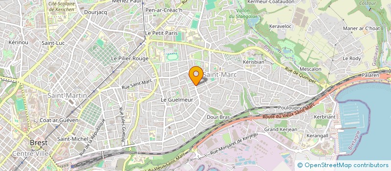 localisation de l'entreprise SCI VISA 2020  BREST