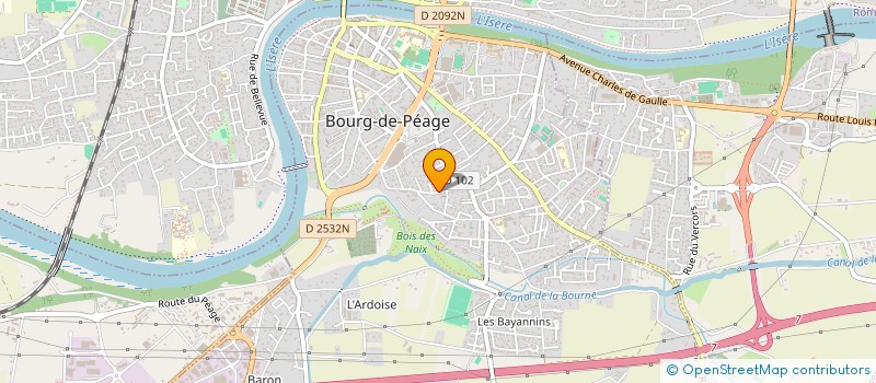 localisation de l'entreprise SCI VISA  BOURG-DE-PEAGE