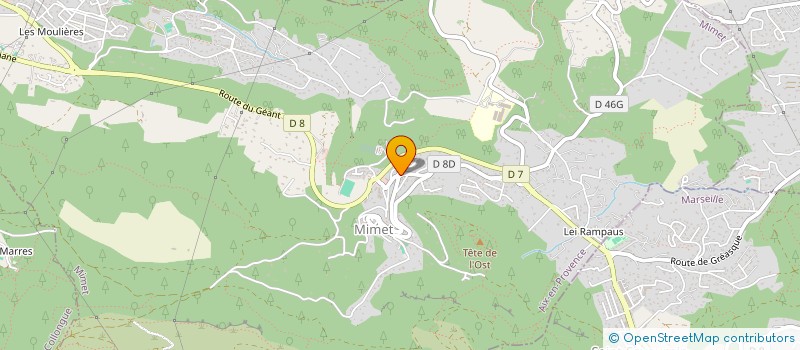 localisation de l'entreprise SCI VISA  MIMET