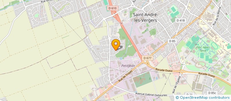 localisation de l'entreprise SCI VISA  SAINT-ANDRE-LES-VERGERS