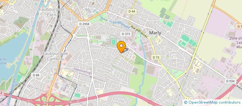 localisation de l'entreprise SCI VISA  MARLY