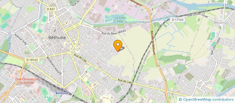 localisation de l'entreprise SCI VISAMI  BETHUNE