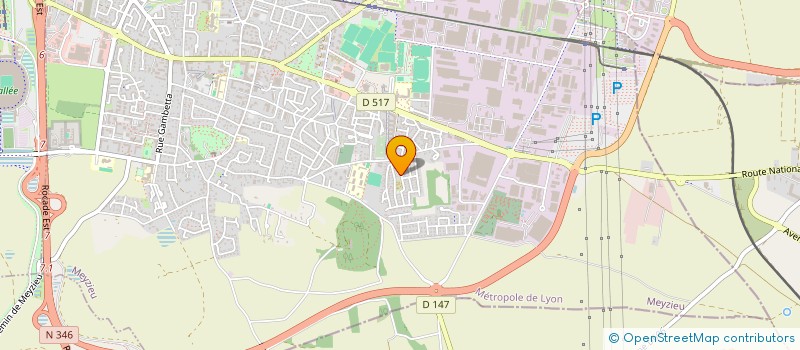 localisation de l'entreprise SCI VISBUTH  MEYZIEU